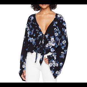 Free People Bell Sleeves Bodysuit